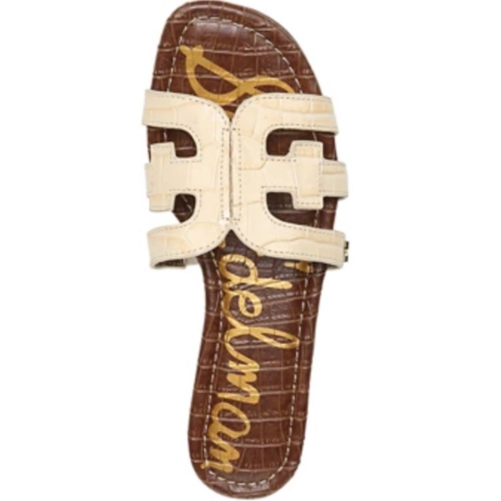Sam Edelman Bay Slide Sandal in Eggshell.